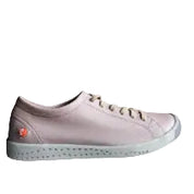 Light pink sneaker on a white background
