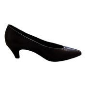 high-heeled shoe on a white background