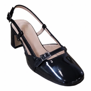 ITALIAN PATENT LEATHER SLINGBACK