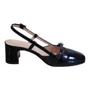 ITALIAN PATENT LEATHER SLINGBACK