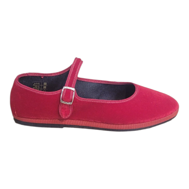 KALENA'S VELVET MARY JANES