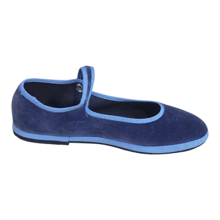 KALENA'S VELVET MARY JANES