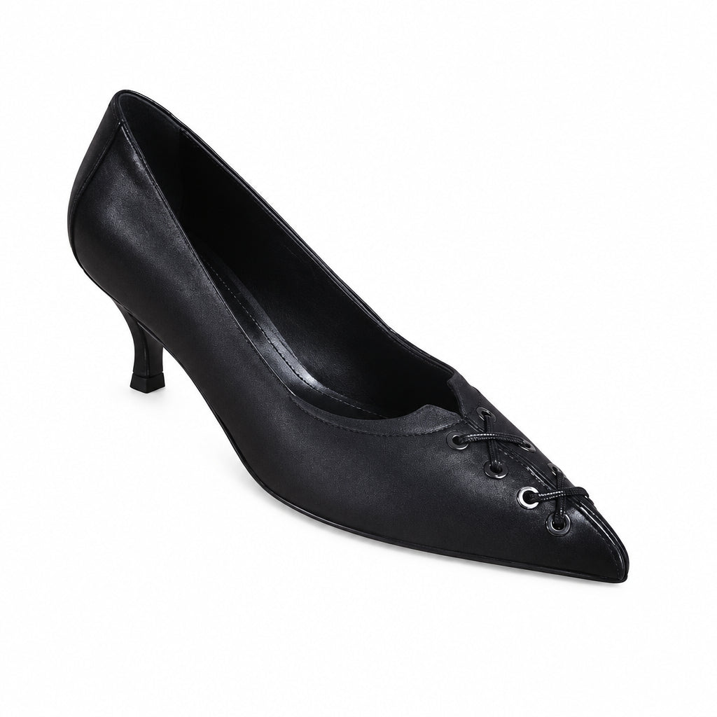 KALENA'S LEATHER PUMP