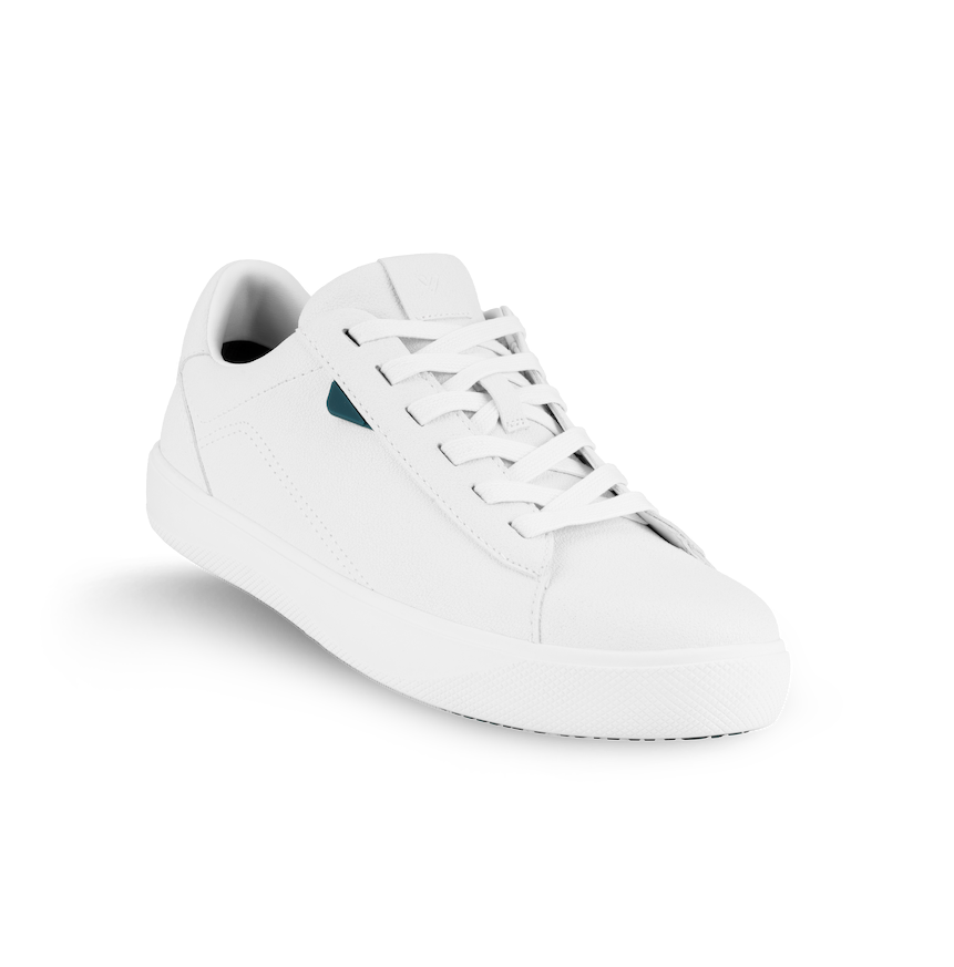 White sneaker on a white background