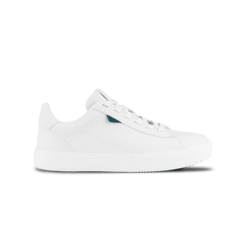 White sneaker on a white background