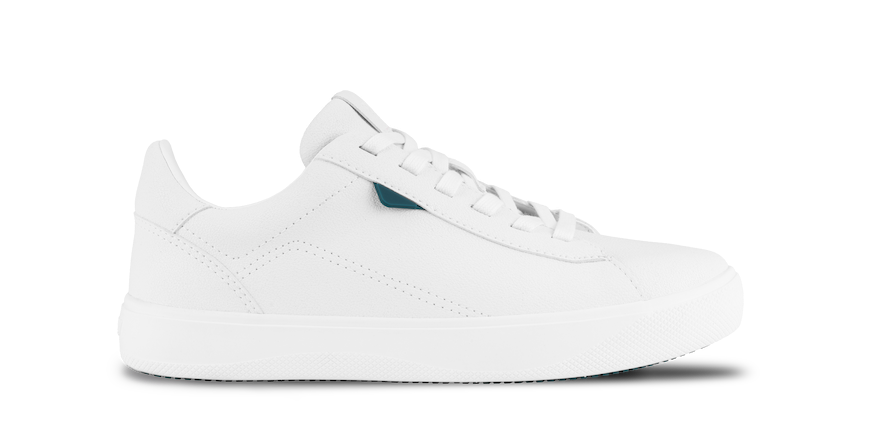 White sneaker on a white background