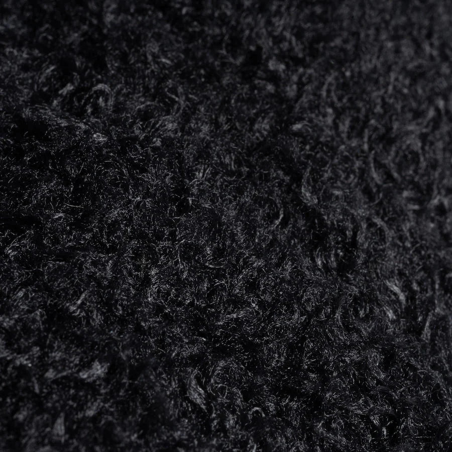 Close-up of dark textured fabric