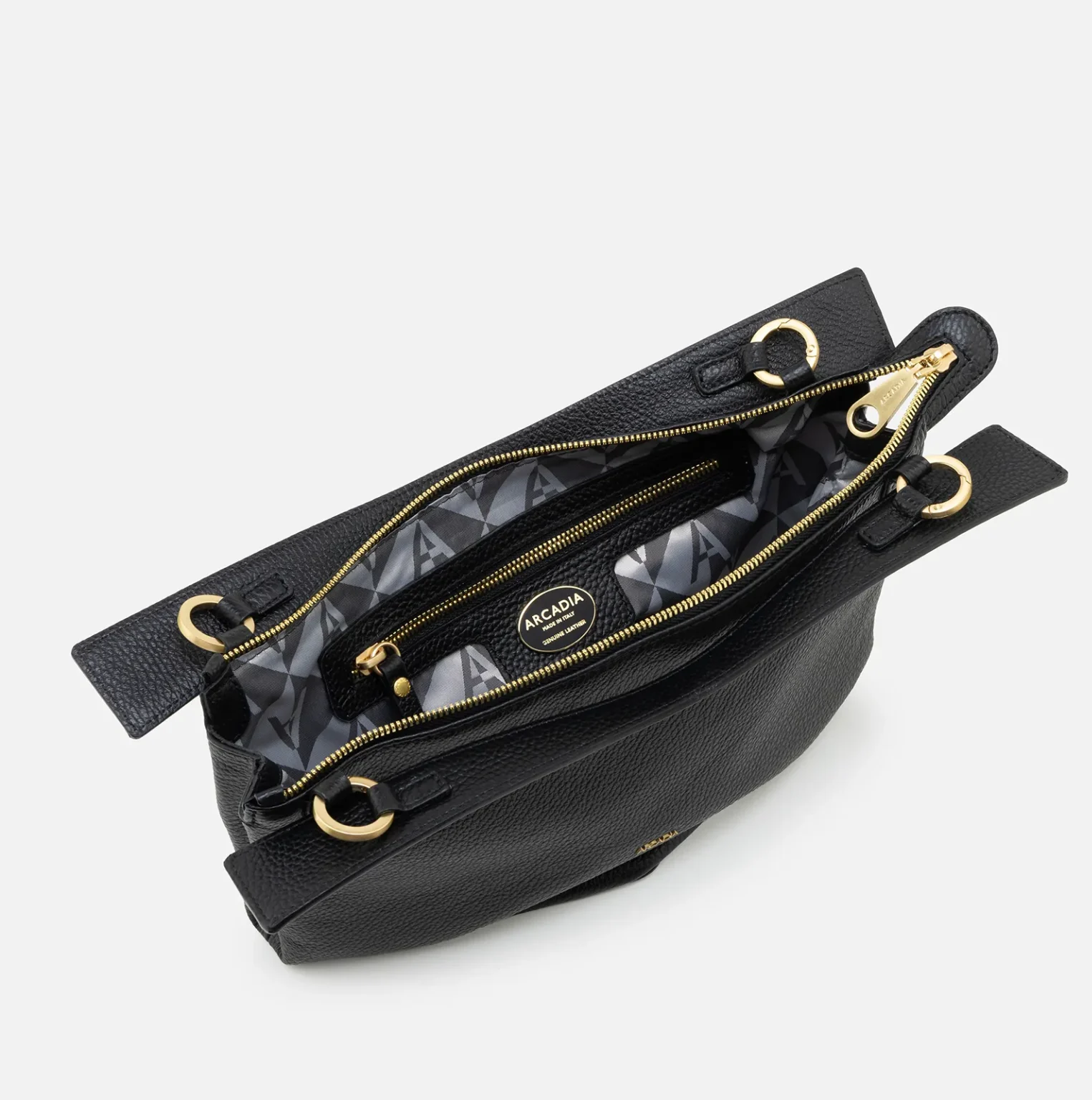 ITALIAN LEATHER ROXANNE HANDBAG
